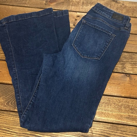 Worn once button fly flare jeans. - Picture 2 of 3